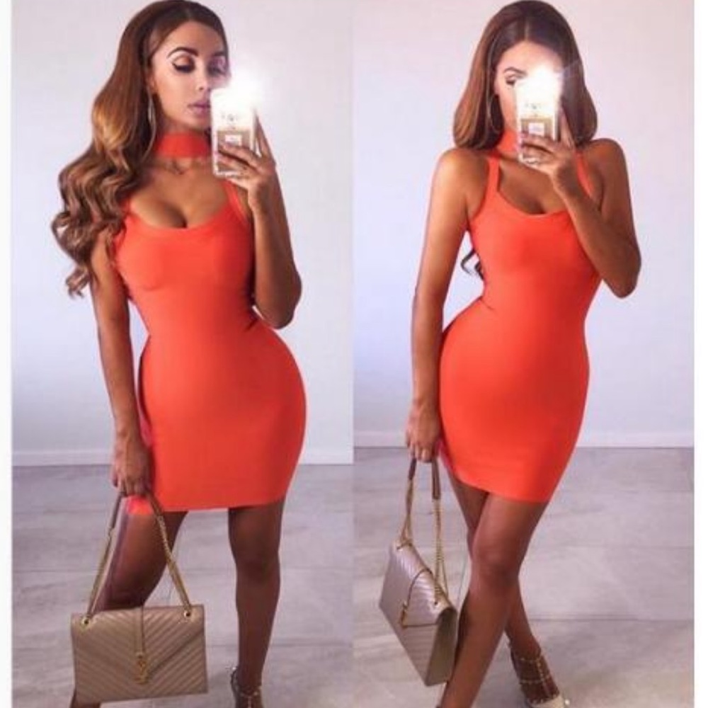 Choker Bandage Dress
